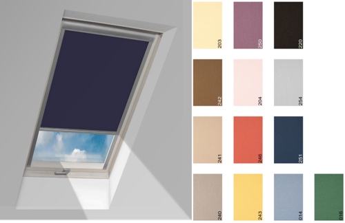 Roleta FAKRO ARP do okien dachowych kolory II grupy