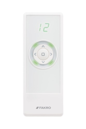Pilot wielokanałowy zdalnego sterowania Z-Wave FAKRO ZRH12 biały