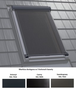Markiza FAKRO AMZ KOMFORT 089 10% do okien dachowych 66x98