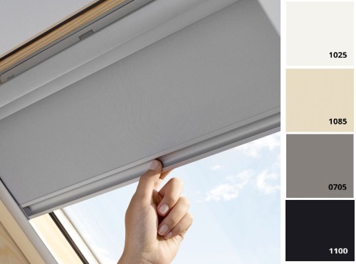 Roleta wewnętrzna zaciemniająca VELUX DKL MK04 78x98 do okien dachowych