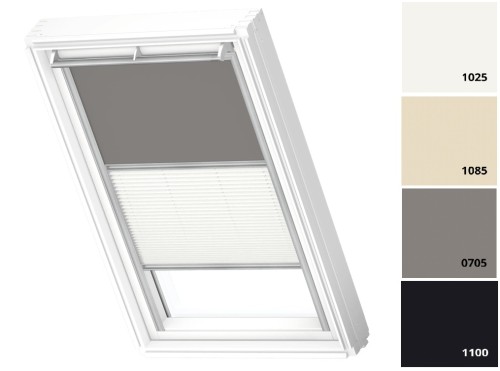 Roleta zaciemniająca- plisowana VELUX DFD UK08 134x140 do okien dachowych